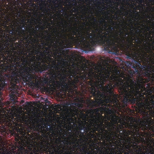 NGC6960 - Veil Nebula and Pickering's Triangle