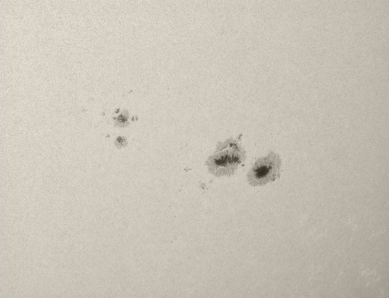 Sunspots in October '11