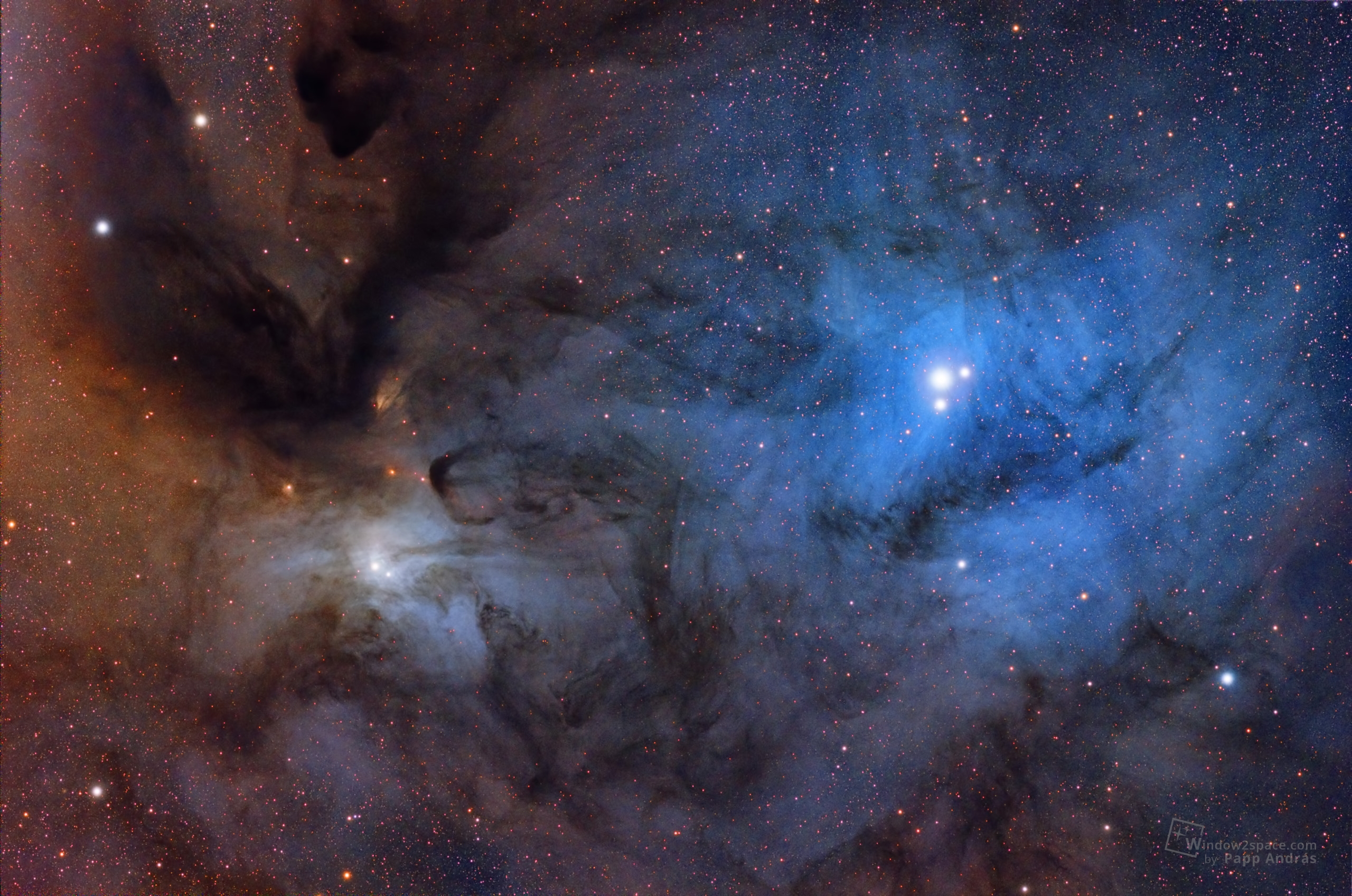 IC4604 - Clouds around Rho Ophiuchi