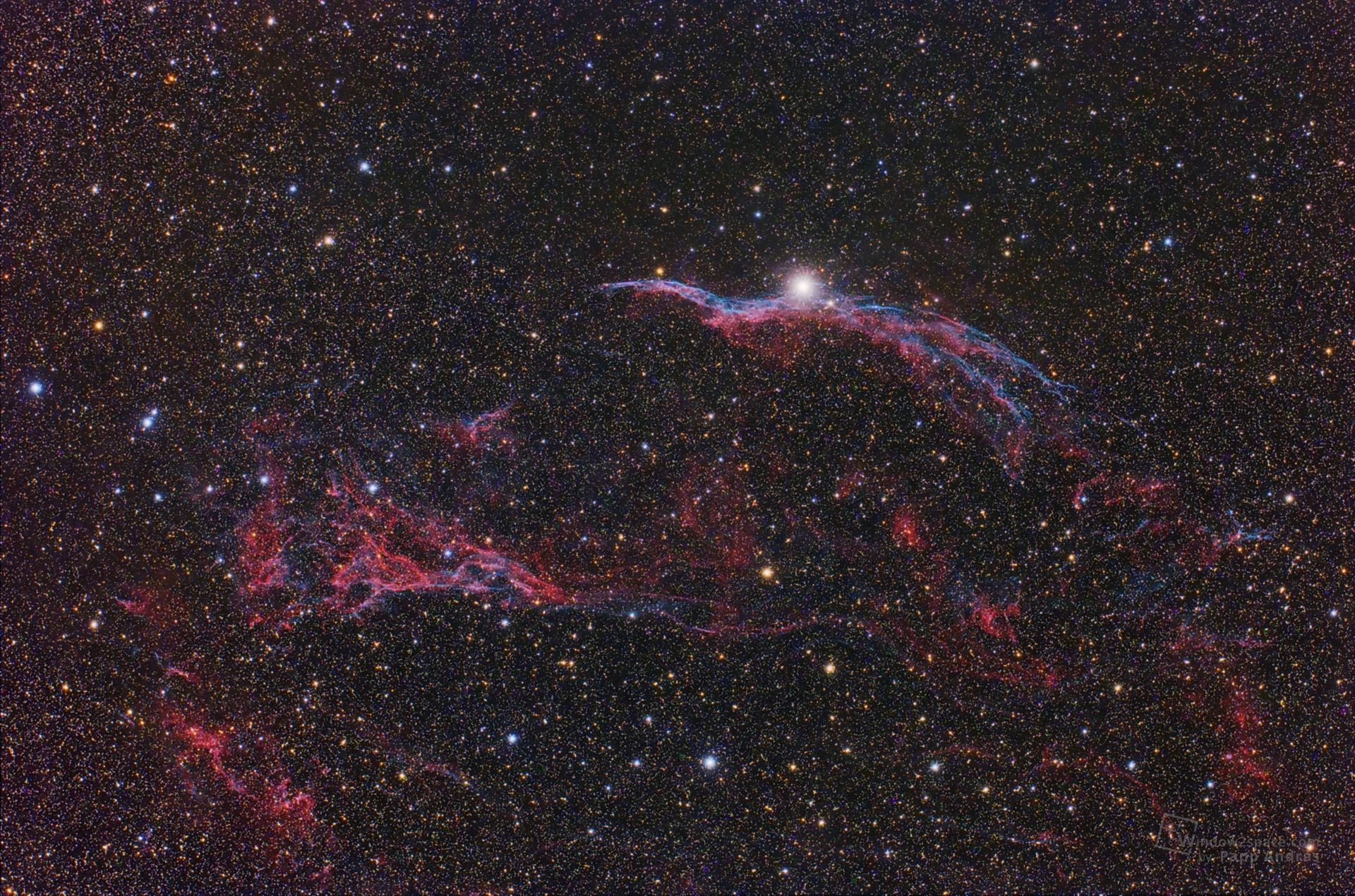 NGC6960 - Fátyol-köd és Pickering háromszöge