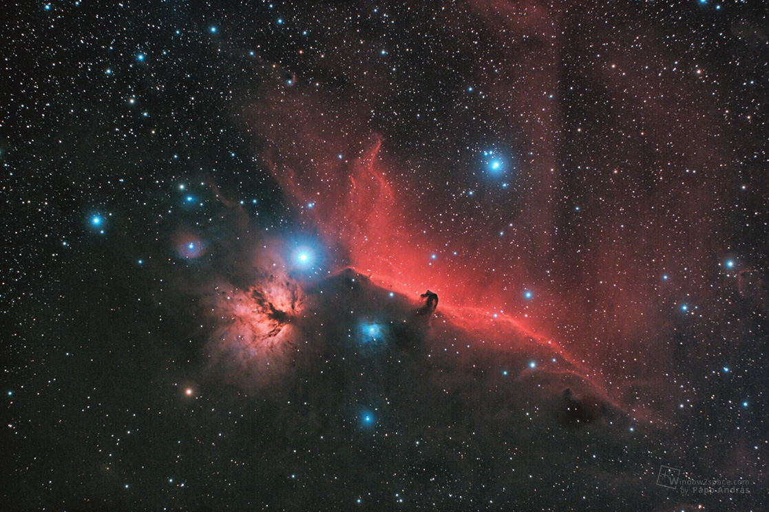 Barnard 33 - Lófej-köd régió