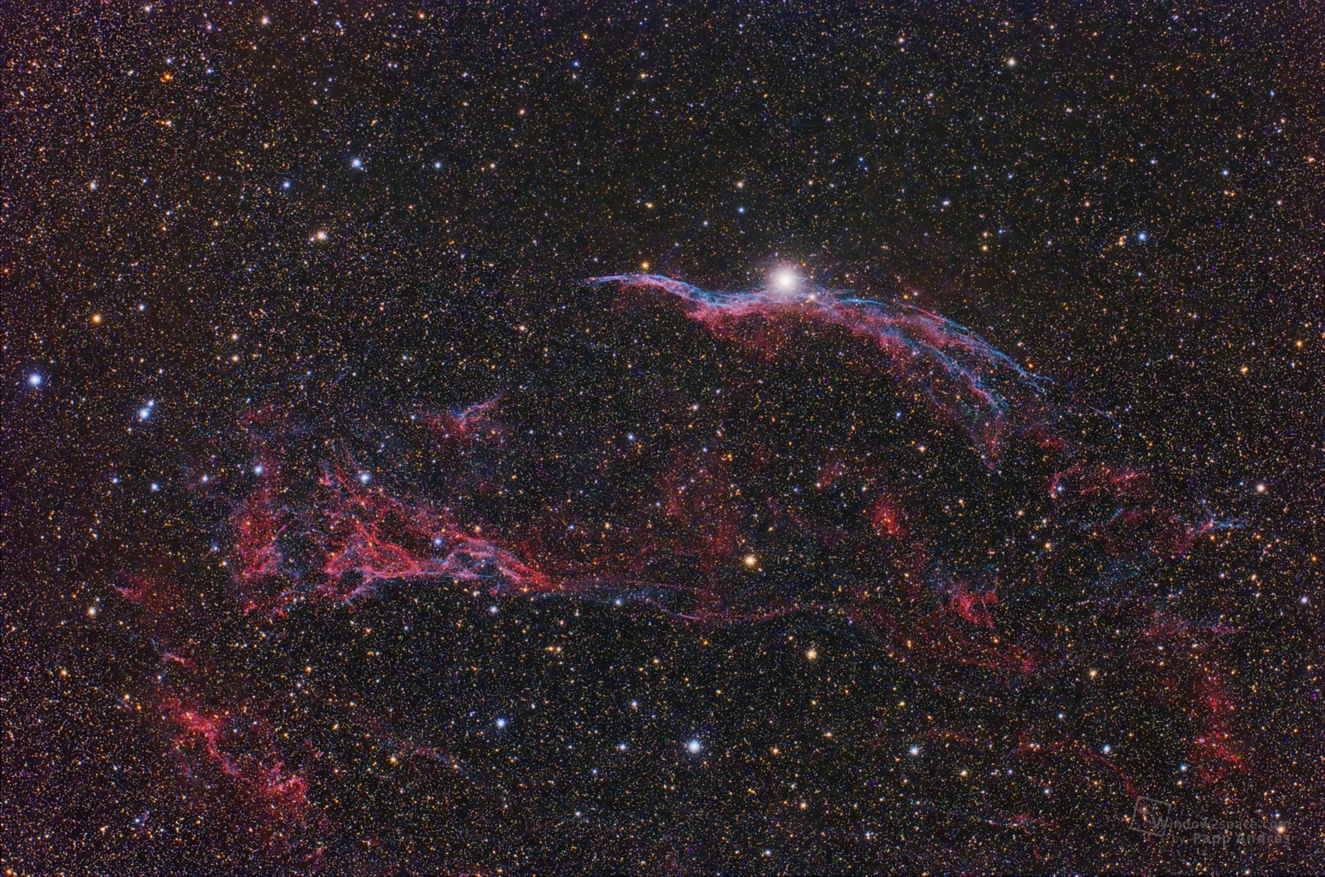 NGC6960 - Veil Nebula and Pickering's Triangle