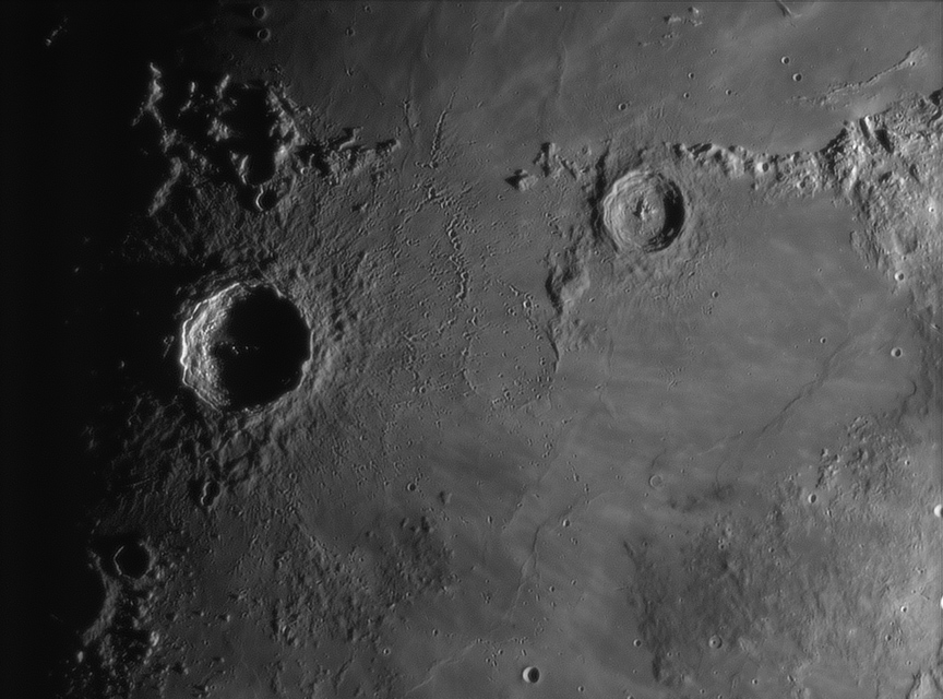 Copernicus-kráter a terminátornál